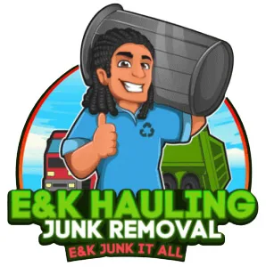 E&K Hauling Junk Removal Logo